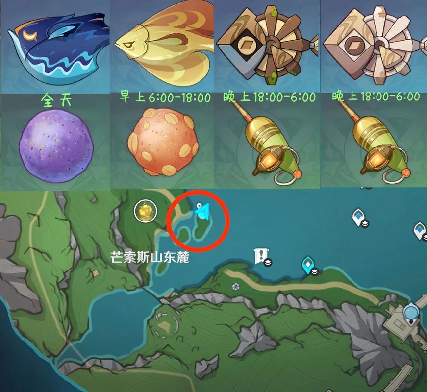 原神27个钓鱼点位置（原神钓鱼点全解析：27个宝藏位置揭秘）